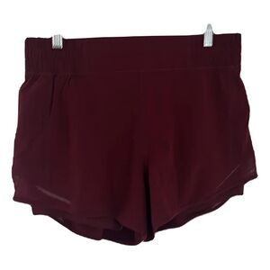 Women's Burgundy Shorts